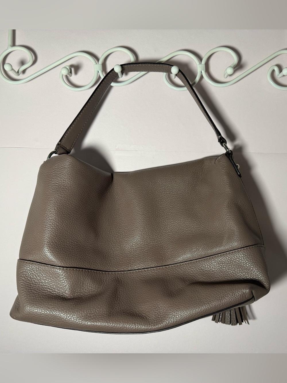 kate spade Taupe Leather Hobo Bag - Picture 3 of 7